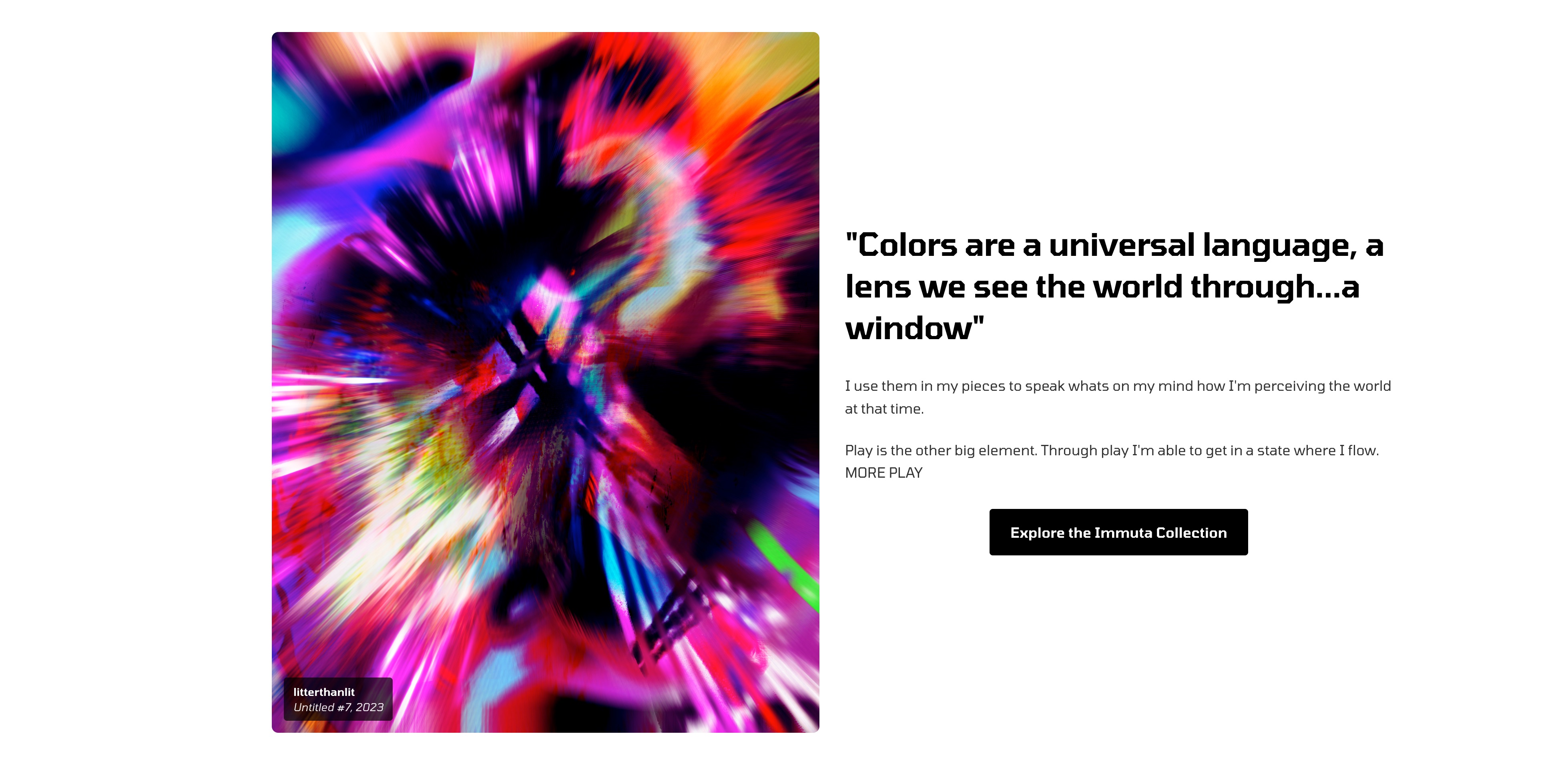 ImmutArt feature page